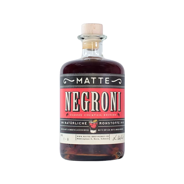 Gin Matte Negroni, 26%, 0,50 Liter